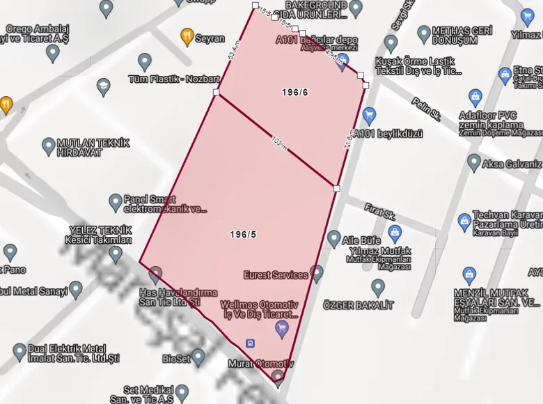 Lager 19 460 m² Esenyurt, Türkei