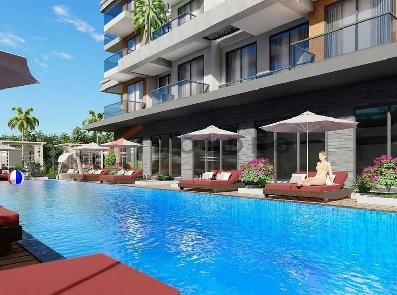 Mieszkanie 2 pokoi 60 m² Alanya, Turcja