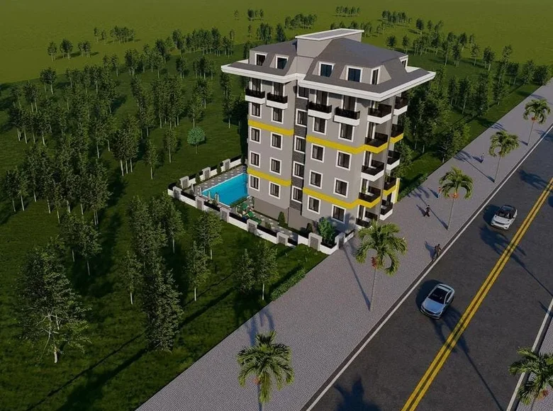 Квартира 2 комнаты 50 м² Аланья, Турция