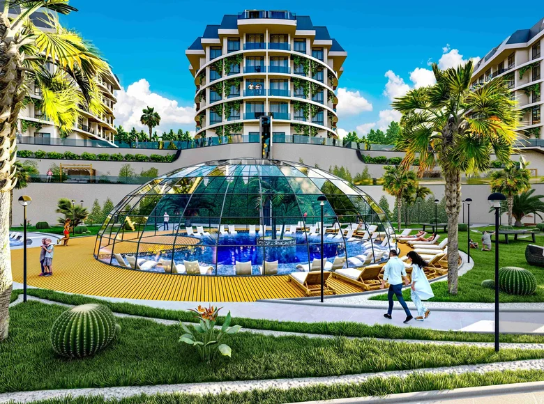 Apartment 55 m² Kargıcak, Turkey