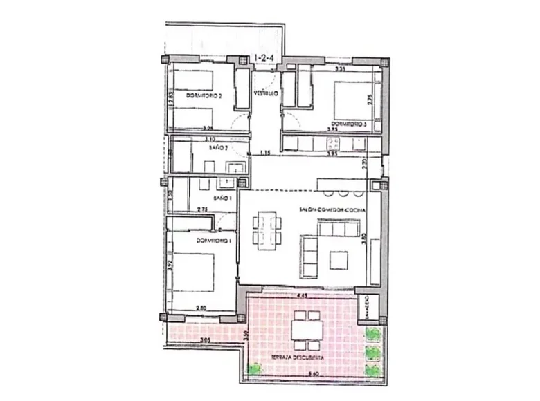 Квартира 3 спальни 72 м² Ориуэла, Испания