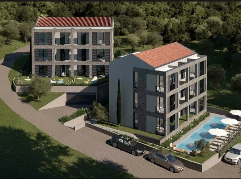 Apartamento 3 habitaciones 61 m² Tivat, Montenegro