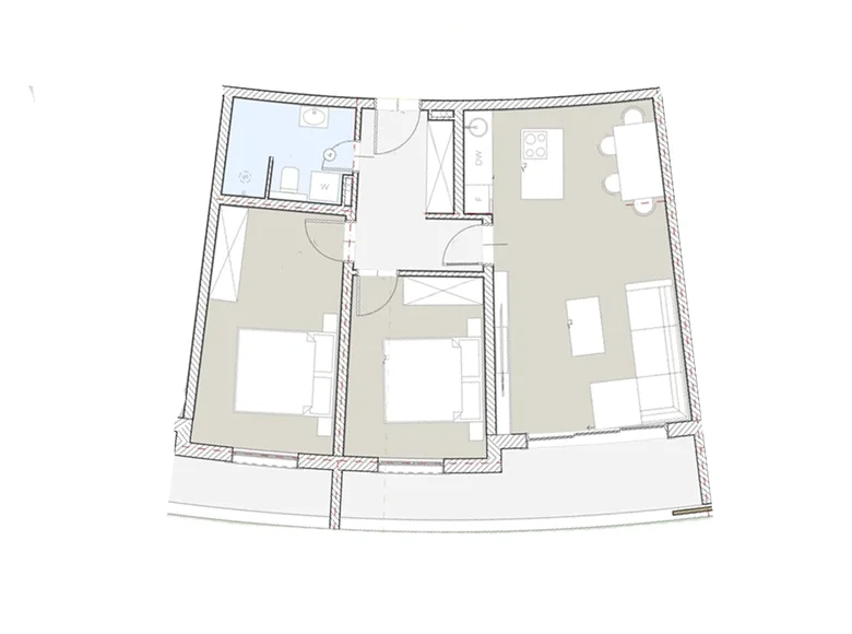 Wohnung 2 zimmer 78 m² Boreti, Montenegro