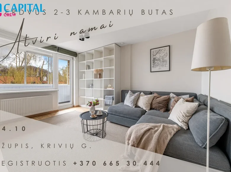 Wohnung 2 zimmer 58 m² Vilnius, Litauen