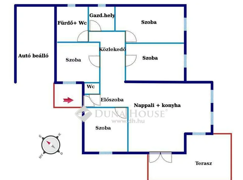House 1 bathroom 91 m² in Central Hungary, All countries