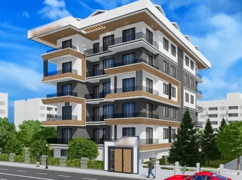 Квартира 1 комната  Аланья, Турция