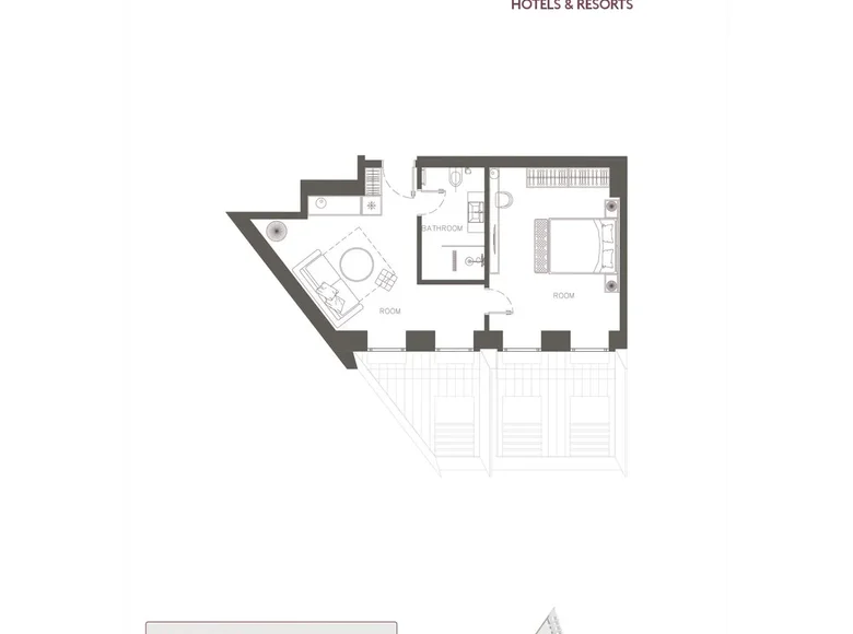Piso independiente 41 m² Kolasin, Montenegro