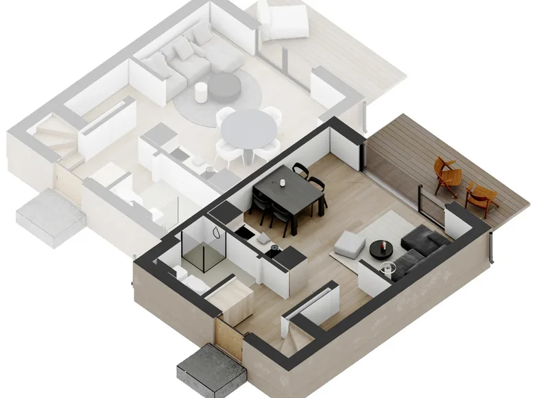 3 room apartment 48 m² Jantar, Poland