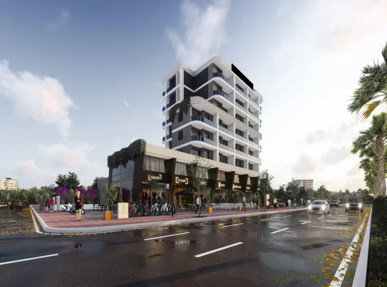 Квартира 1 спальня 55 м² Акдениз, Турция