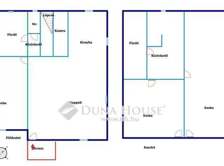 House 2 bathrooms 74 m² in Central Hungary, All countries