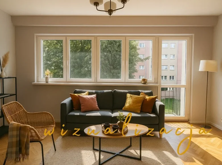 3 room apartment 48 m² Warsaw, Poland