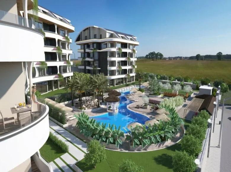 Wohnung 1 zimmer 91 m² Alanya, Türkei