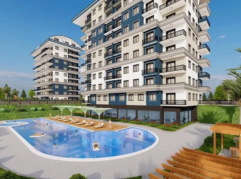 1 bedroom apartment 63 m² Alanya, Turkey