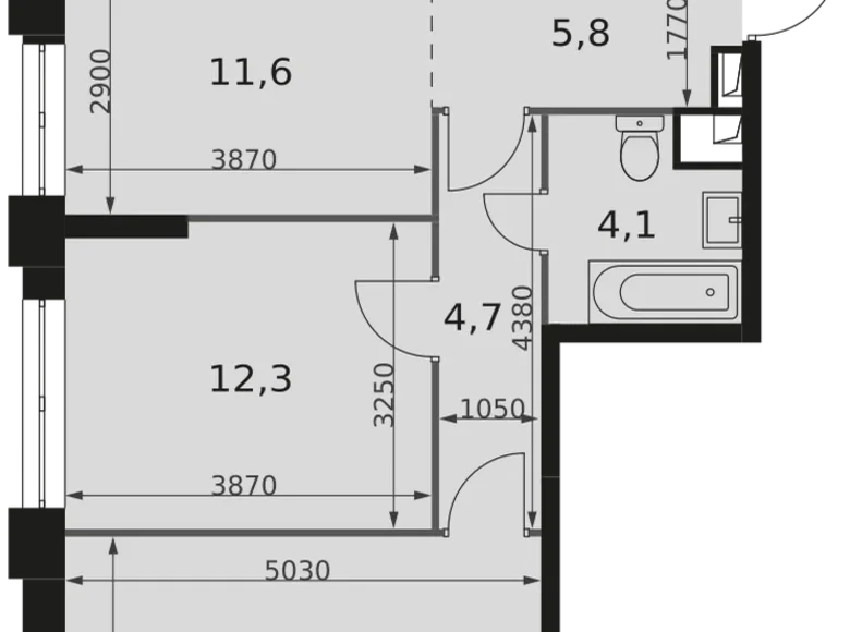 Wohnung 3 zimmer 65 m² Moskau, Russland