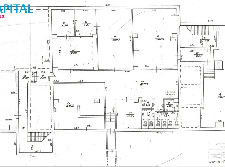 Commercial property 489 m² in Kaunas, Lithuania