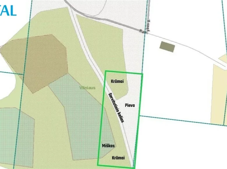 Земельные участки  Tarpezere, Литва