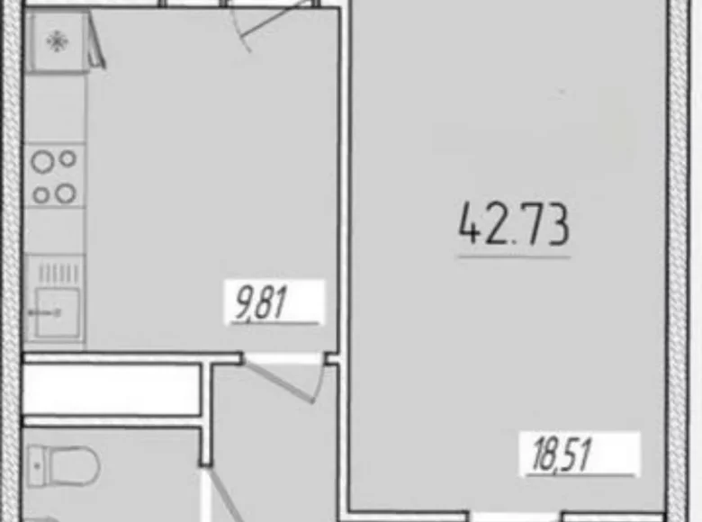 Appartement 1 chambre 43 m² Odessa, Ukraine