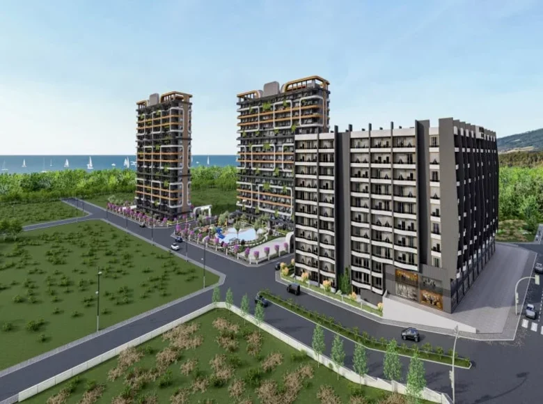 2 bedroom apartment 82 m² Akdeniz, Turkey