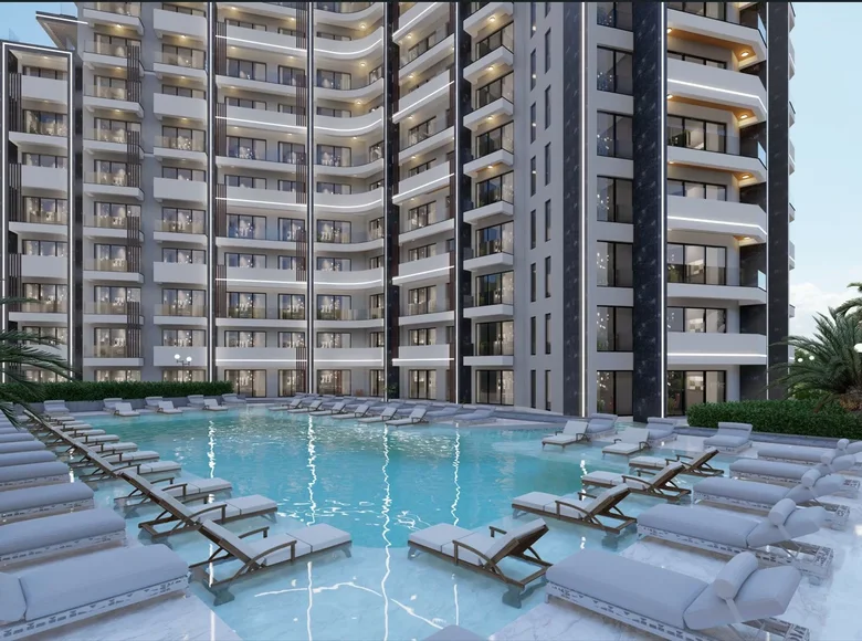 Квартира 1 комната 39 м² Газивера, Северный Кипр