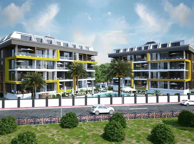 Wohnung 2 zimmer 43 m² Alanya, Türkei