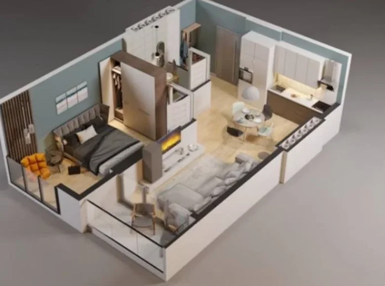 1 bedroom apartment 52 m² Batumi, Georgia