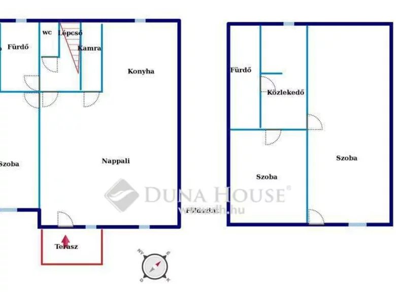 House 2 bathrooms 75 m² in Central Hungary, All countries