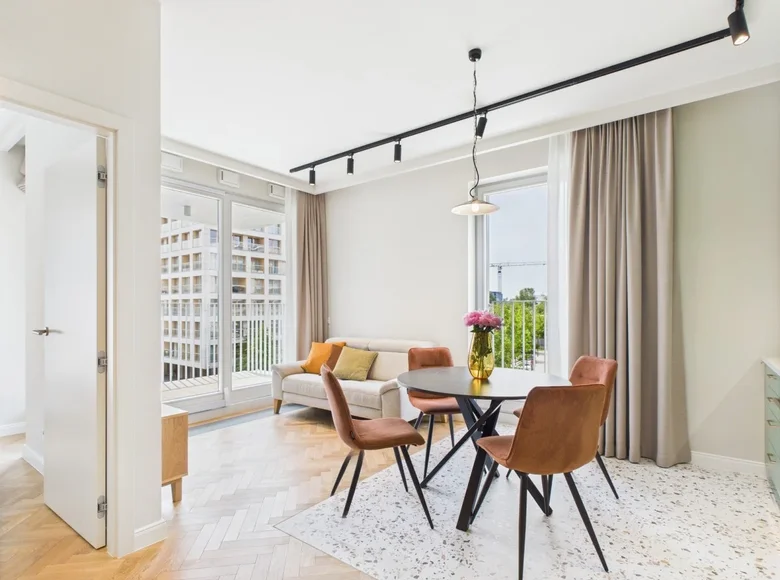 Appartement 2 chambres 39 m² en Varsovie, Pologne