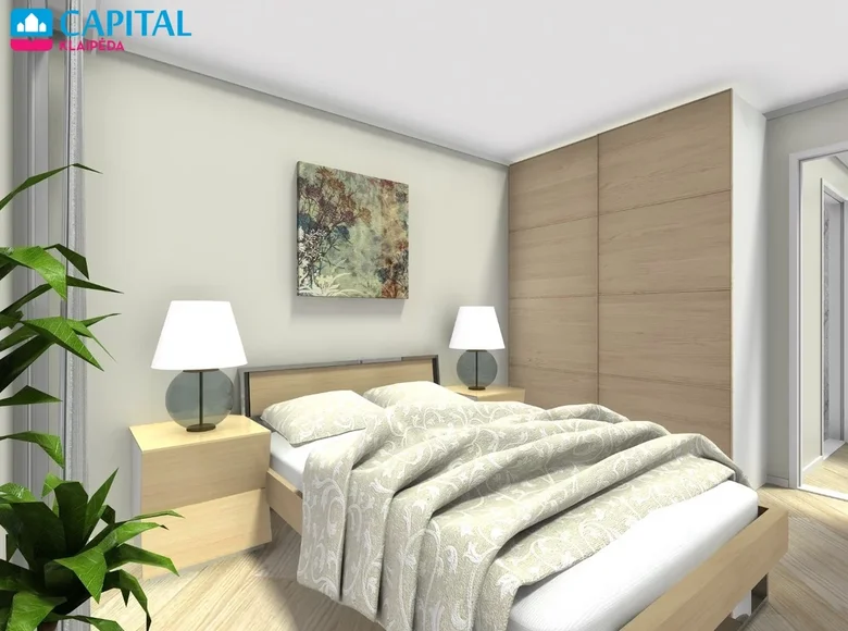 Apartamento 2 habitaciones 36 m² Klaipeda, Lituania