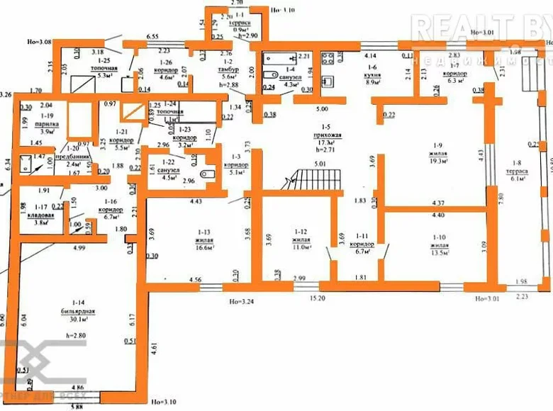 Cottage 273 m² Pokrasava, Belarus
