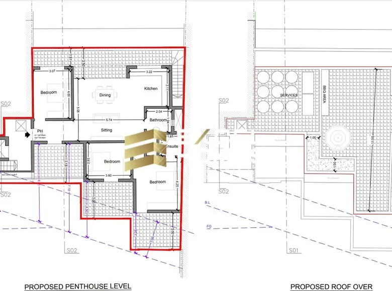 Penthouse 3 bedrooms  Saint Julian's, Malta