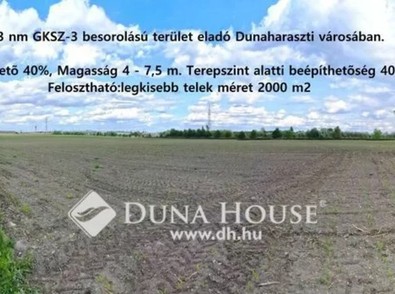 Land 5 643 m² in Central Hungary, Hungary