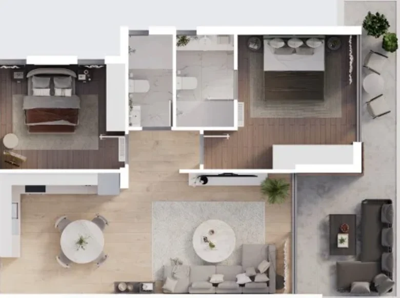 Apartamento 2 habitaciones 110 m² Larnaca, Chipre