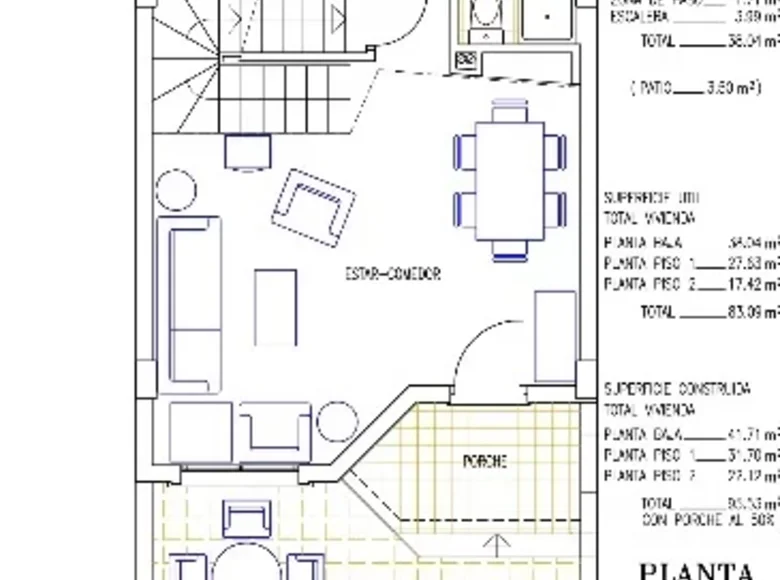 3 bedroom townthouse 145 m² Santa Pola, Spain
