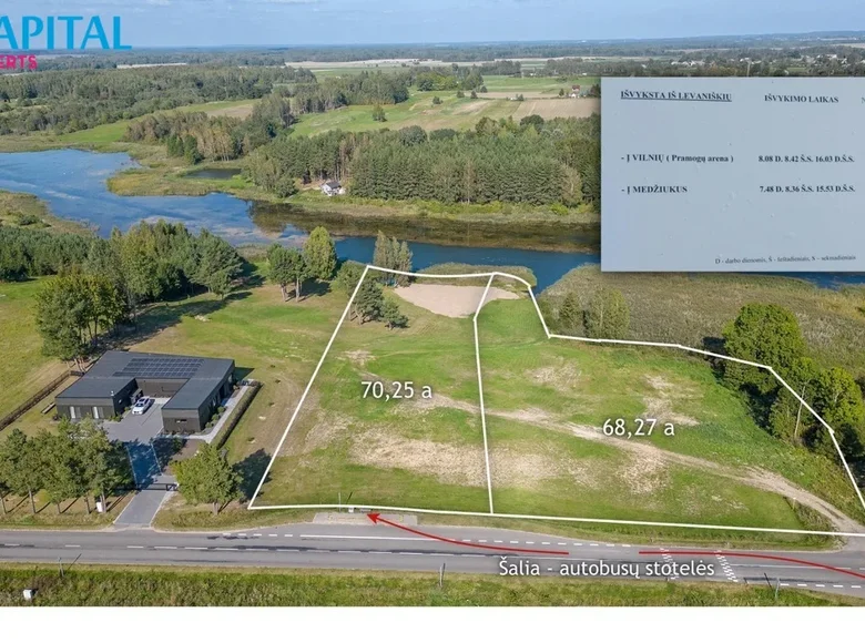 Atterrir  Levaniskes, Lituanie