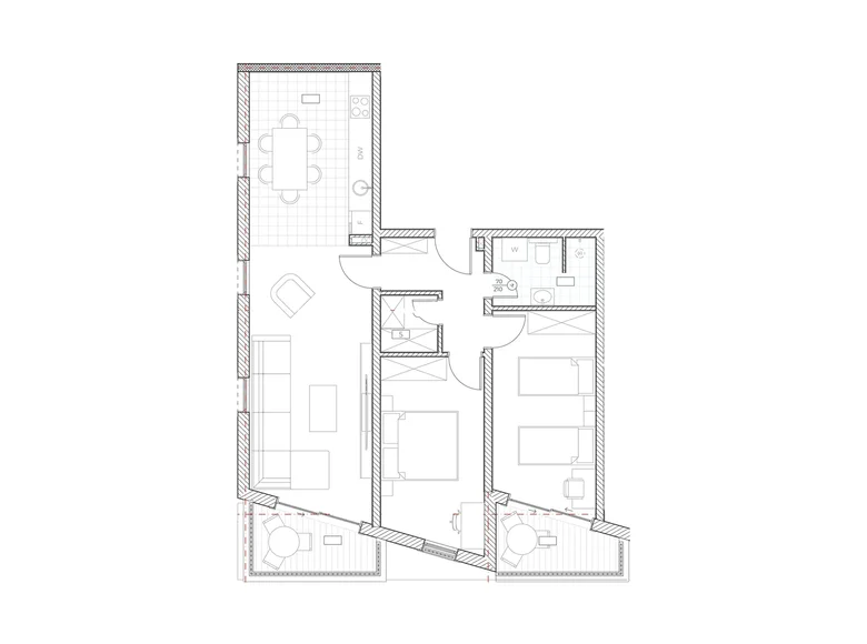 Appartement 2 chambres 78 m² Boreti, Monténégro