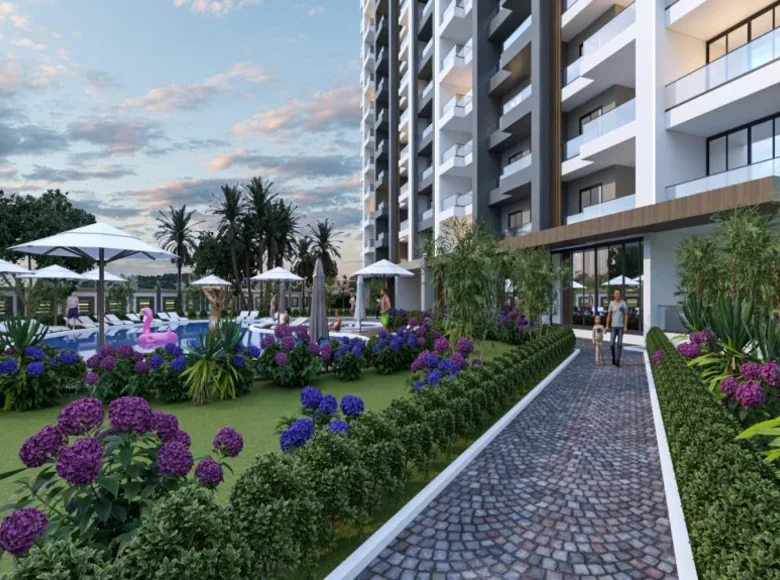 Квартира 1 спальня 78 м² Акдениз, Турция