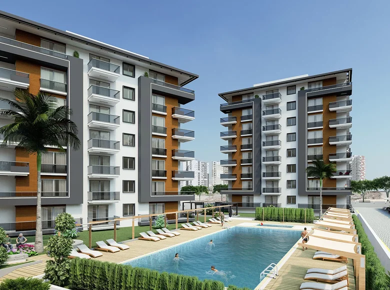 Квартира 2 комнаты 75 м² Аксу, Турция