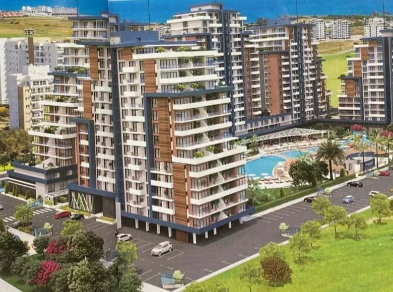 Студия 1 комната 33 м² Trikomo, Северный Кипр