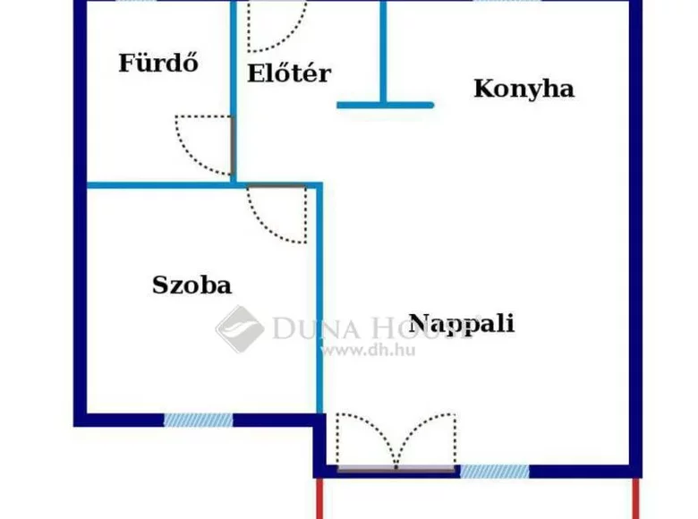 House 1 bathroom 50 m² in Totfalu, All countries