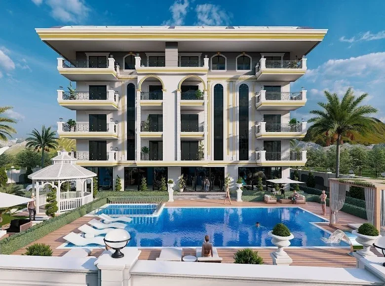 Квартира 1 спальня 52 м² Оба, Турция