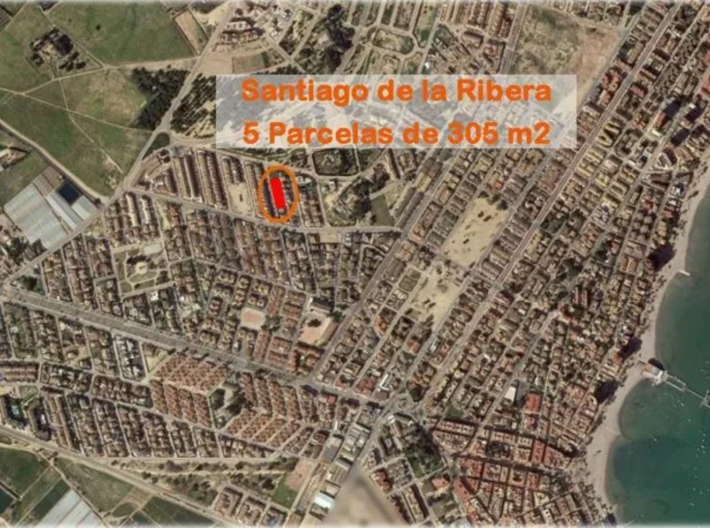Parcelas 1 habitación 305 m² San Javier, Španjolska