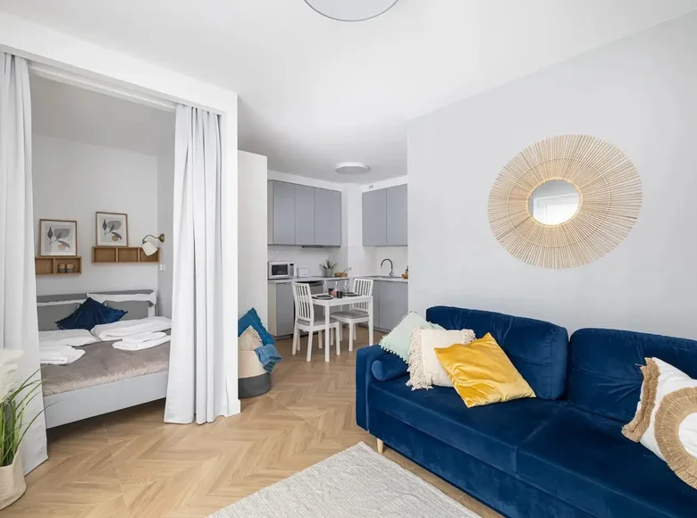 Appartement 2 chambres 34 m² en Varsovie, Pologne