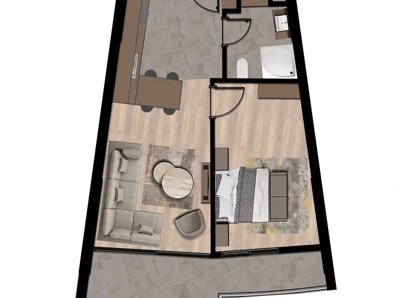 Apartamento 2 habitaciones 75 m² Erdemli, Turquía