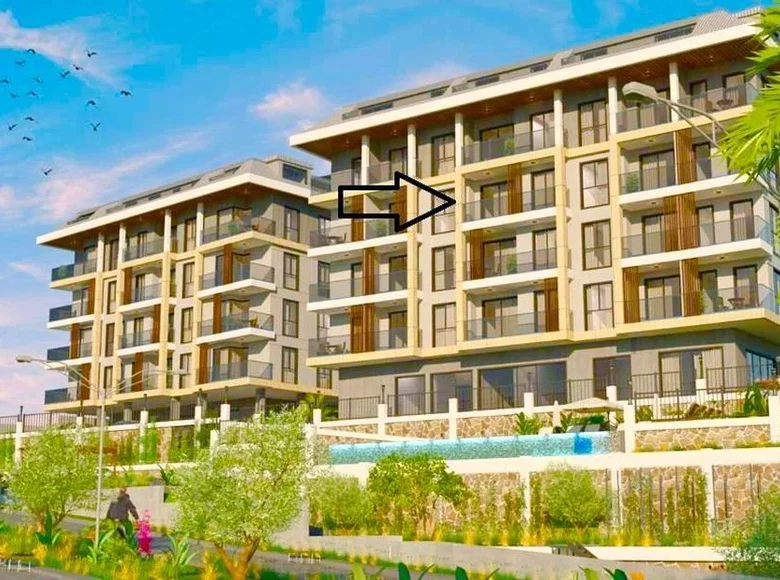 Appartement 50 m² Oba, Turquie