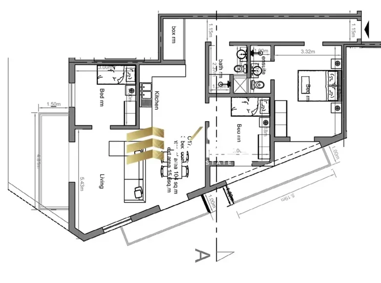 Penthouse z 2 sypialniami  Sannat, Malta