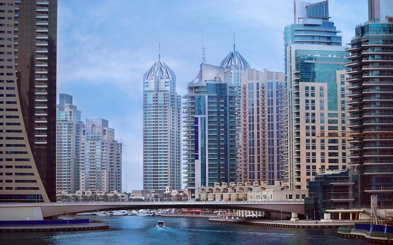 A view of Dubai