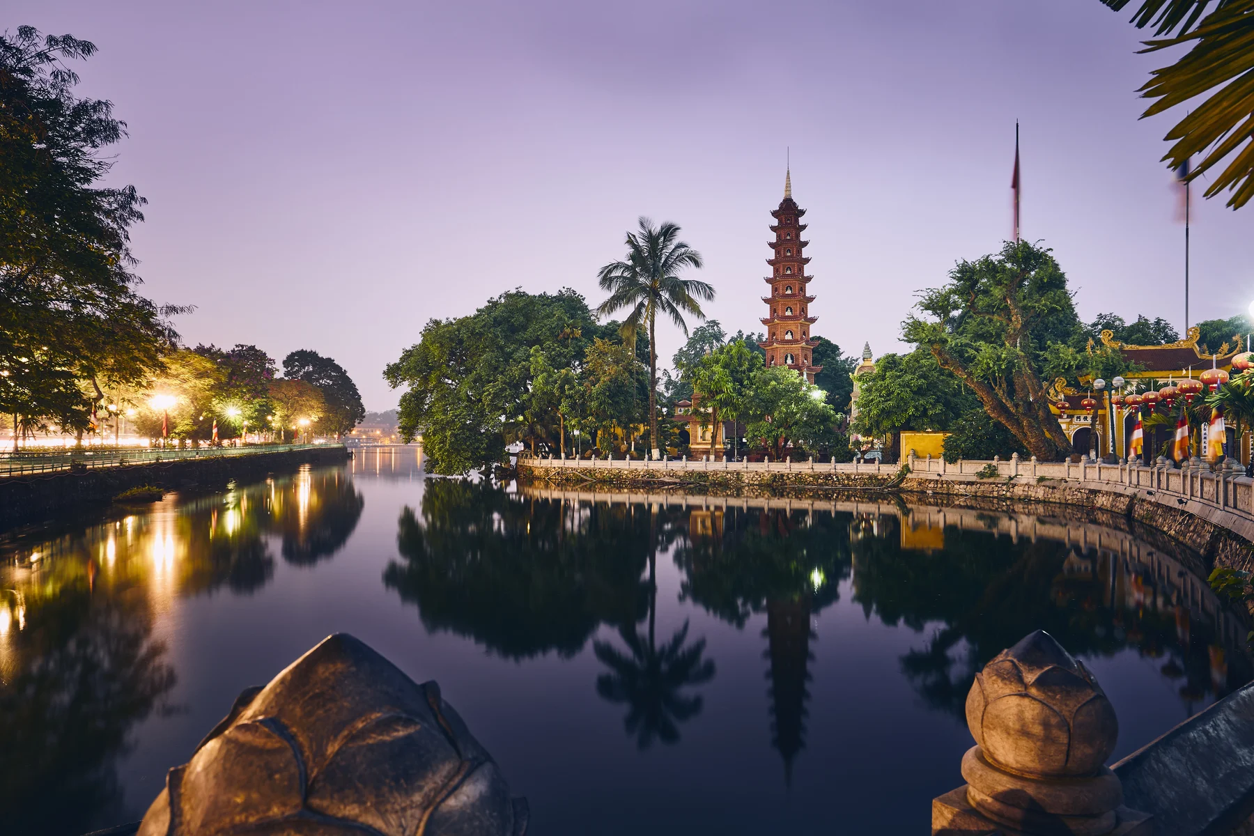 Hanoi at dusk, Vietnam