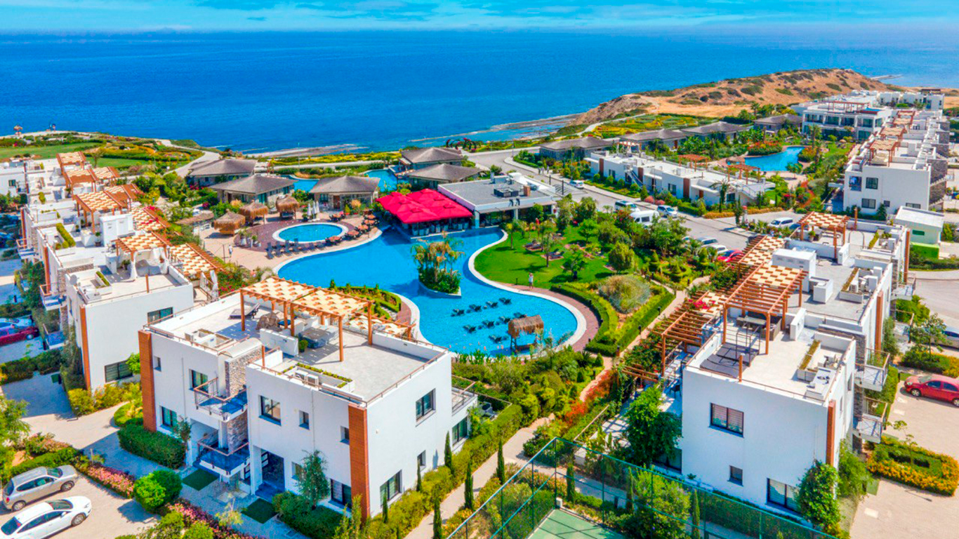 townhouses on the coast of Northern Cyprus