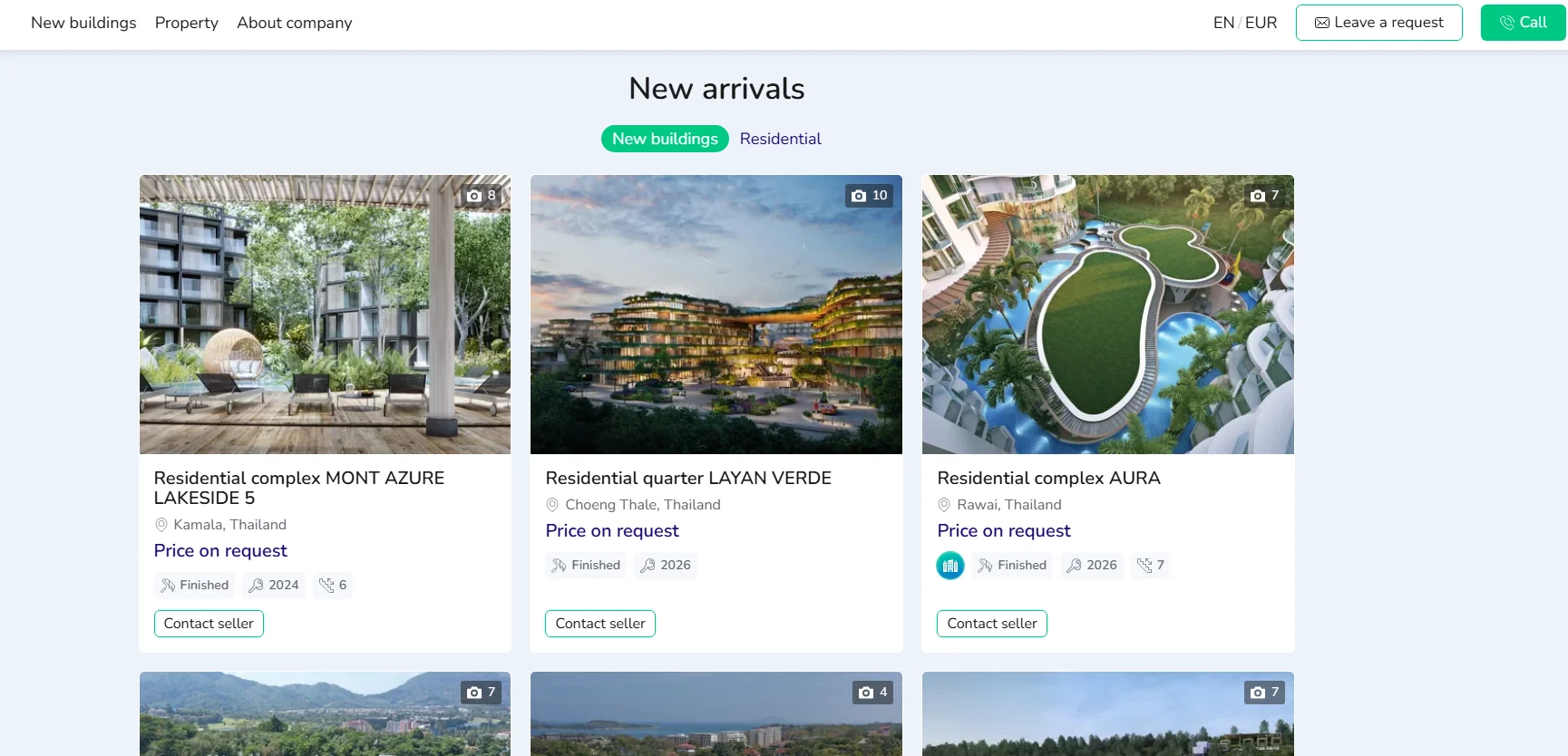real estate agency website