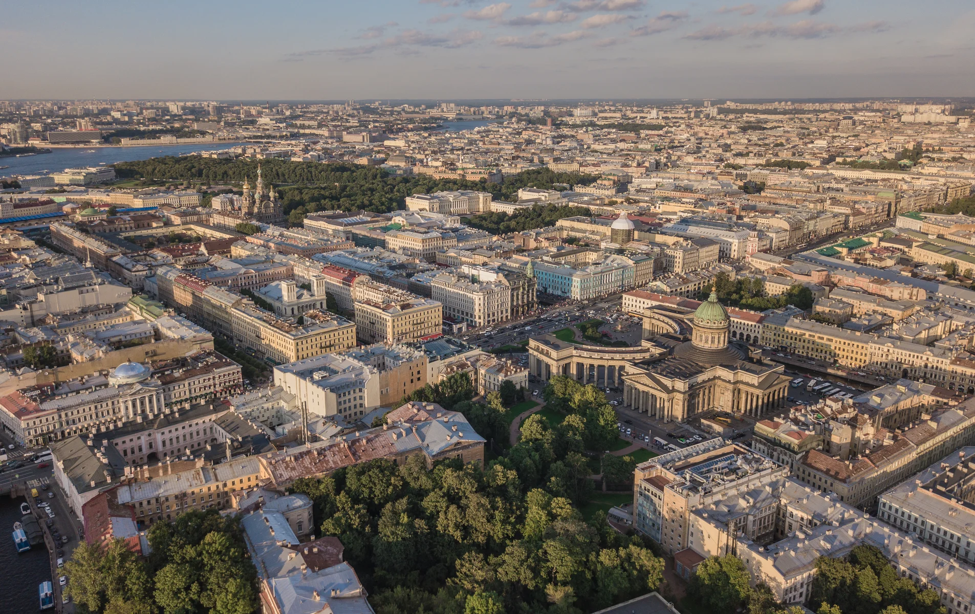 Городской пейзаж Санкт-Петербурга, Россия